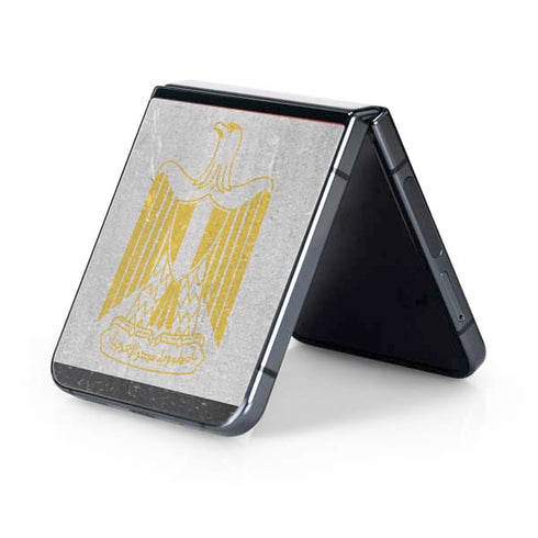 Egyptian Flag Distressed Galaxy Z Flip5 5G Skin